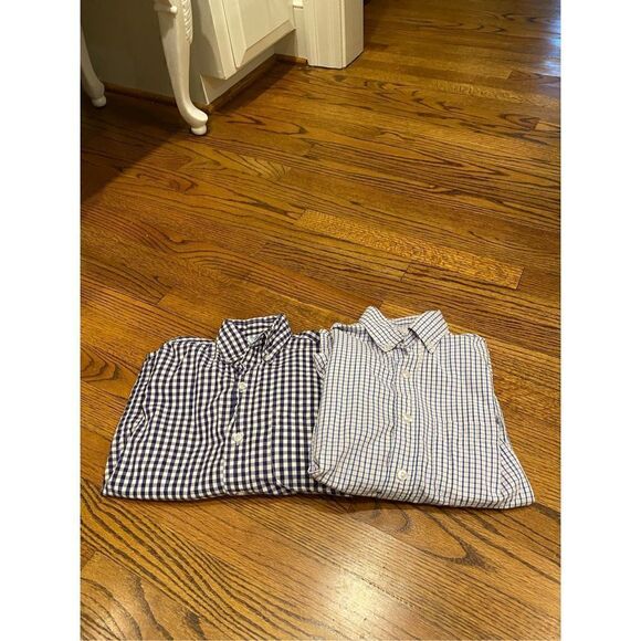 Pair of Bella Bliss boys size 8 Button downs - Picture 1 of 4